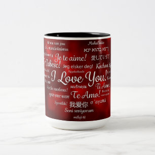 2 Couleurs Amour tasse de café
