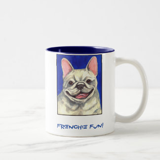 2 Couleurs Amusement de Frenchie ! Tasse