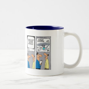 2 Couleurs Analyse d'entreprise - tasse d'analyste d'affaires