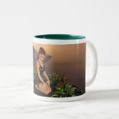 2 Couleurs Ange de la terre - tasse (Devant droit)