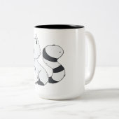 2 Couleurs Animal mignon de CatMIX de tasse (Devant droit)