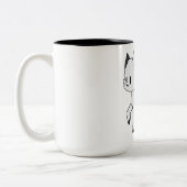 2 Couleurs Animal mignon de CatMIX de tasse (Gauche)