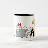 2 Couleurs Animaux pour la tasse de SIDA (Centre)