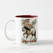 2 Couleurs Année de la tasse de cheval (Gauche)