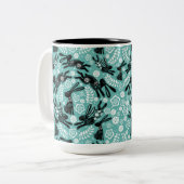 2 Couleurs Année de la tasse de lapin (Devant gauche)