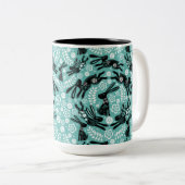 2 Couleurs Année de la tasse de lapin (Devant droit)