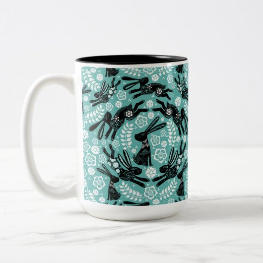 2 Couleurs Année de la tasse de lapin (Gauche)