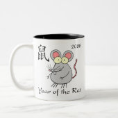 2 Couleurs Année de la tasse de rat (Gauche)
