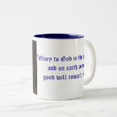 2 Couleurs Annonce dans la tasse de bergers (Devant droit)