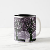 2 Couleurs Arbre dans la tasse de neige (Devant droit)
