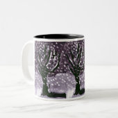 2 Couleurs Arbre dans la tasse de neige (Devant gauche)