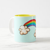 2 Couleurs Arc-en-ciel et tasse de nuages (Devant gauche)