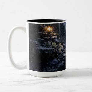 2 Couleurs Arche de ruine gothique Tasse noire Soothing Sav