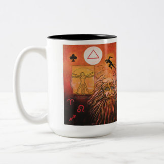 2 Couleurs As de tasse du feu
