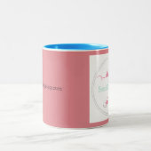 2 Couleurs Assez en journal intime rose d'une tasse d'écrou (Centre)