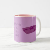 2 Couleurs Assez la "sobriété est tasse d'un cadeau" (Devant droit)