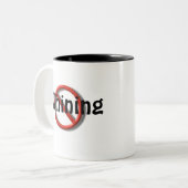 2 Couleurs Aucun drame aucune tasse de pleurnicherie (Devant gauche)