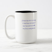 2 Couleurs Aucune queue ? Pas un singe - tasse (Gauche)