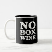 2 Couleurs Aucune tasse de vin de boîte (Gauche)