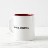 2 Couleurs Aucune tasse d'expérimentation animale (Devant gauche)