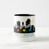 2 Couleurs Augusta automatique ! Tasse de café (11oz) (Centre)