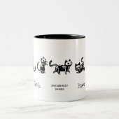 2 Couleurs Avoir une belle tasse de chat après la vie (Centre)