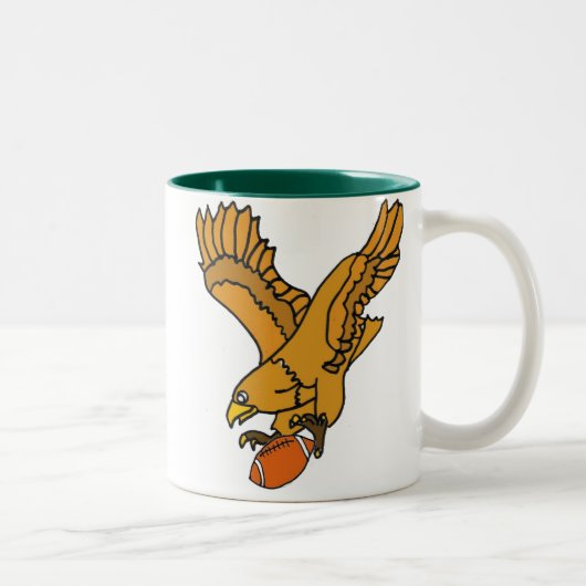 2 Couleurs AY- Eagles et tasse du football (Droit)
