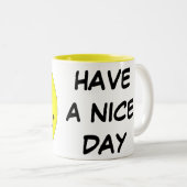 2 Couleurs Ayez un beau jour, tasse (Devant droit)