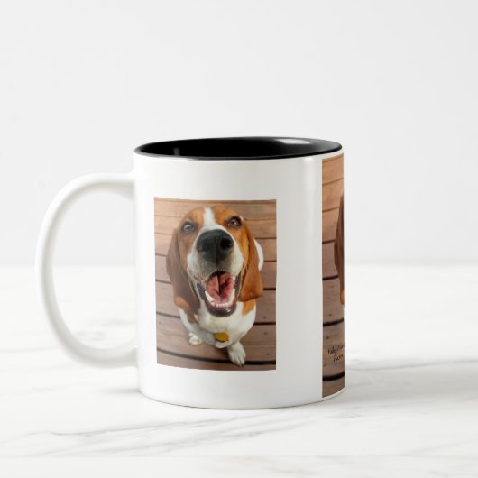 2 Couleurs Beagle amoureux tasse (Gauche)