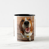 2 Couleurs Beagle amoureux tasse (Centre)