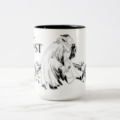 2 Couleurs Beauté et la tasse de logo de bête (Centre)