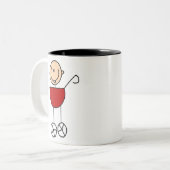 2 Couleurs Bébé dans la tasse de chariot (Devant gauche)