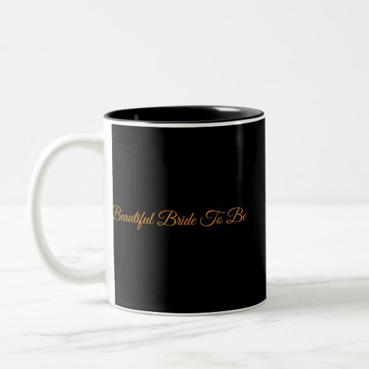 2 Couleurs Belle future mariée pour tasse (Gauche)