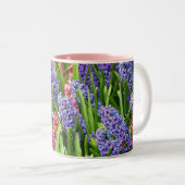 2 Couleurs Belle tasse de café hyacinthe (Devant droit)
