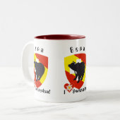 2 Couleurs Berne Berne Berna Suisse Tasse (Devant gauche)