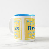 2 Couleurs BEX et un bon se couchent tasse (Devant gauche)