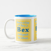 2 Couleurs BEX et un bon se couchent tasse (Gauche)