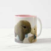 2 Couleurs BFFs4Ever ! Tasse - rose (Devant droit)