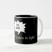 2 Couleurs Big Bang - tasse noire (Devant droit)