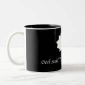 2 Couleurs Big Bang - tasse noire (Gauche)