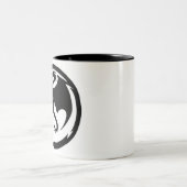 2 Couleurs Black Dragon tasse à deux tons (Centre)