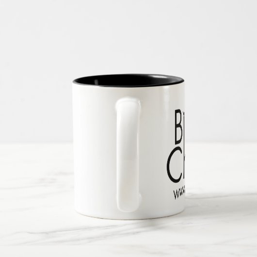 2 Couleurs Blanc de tasse de Birdchick (Poignée)