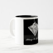 2 Couleurs Bling est ma tasse de chose (Devant gauche)