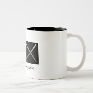 2 Couleurs Boire dans la tasse de café d'esprit