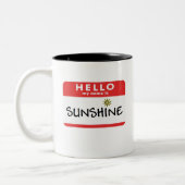 2 Couleurs Bonjour tasse de soleil (Gauche)
