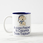 2 Couleurs Bonne tasse d'ami (Gauche)