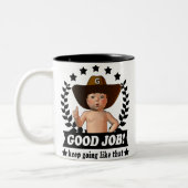 2 Couleurs Bonne tasse de bébé du travail (Gauche)