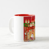 2 Couleurs Bonne tasse de Noël (Devant gauche)