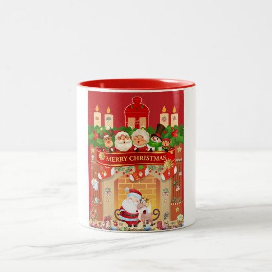 2 Couleurs Bonne tasse de Noël (Centre)