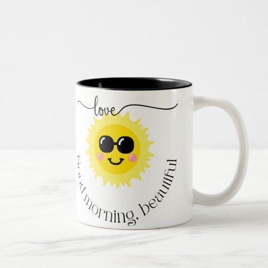 2 Couleurs bonne tasse matinale (Droit)